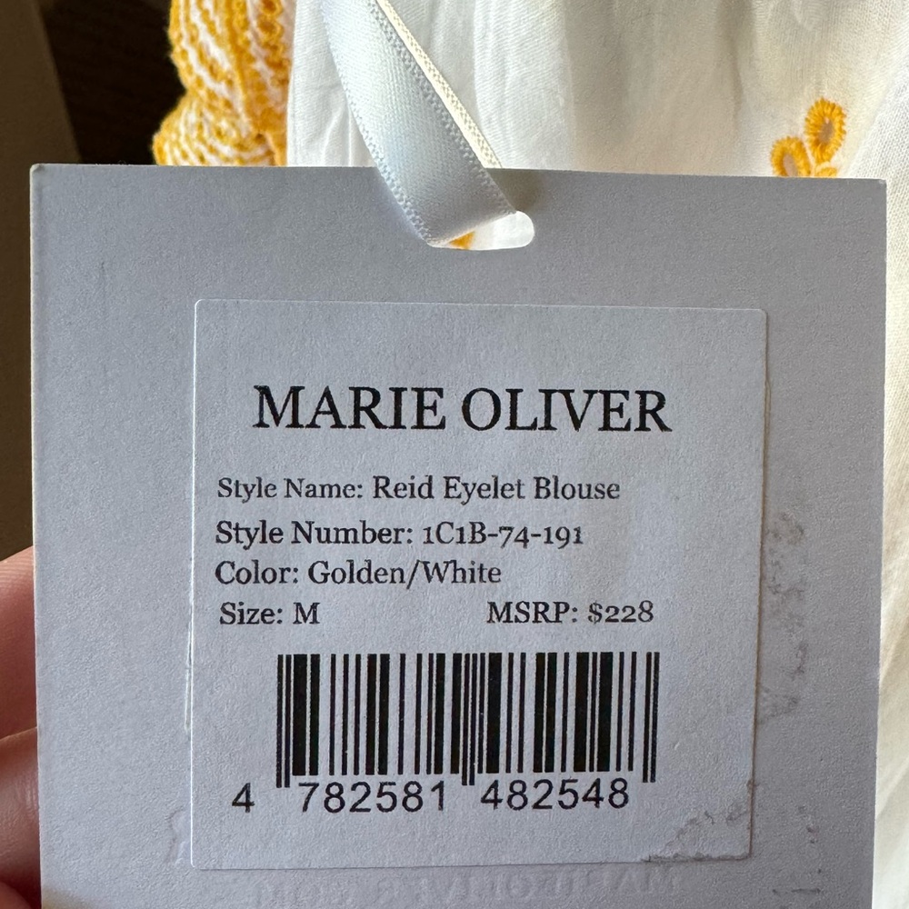 Marie Oliver Reid Eyelet Blouse - Picture 3 of 3
